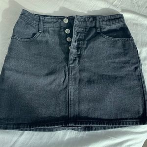 Brandy Melville/John Galt Black jean skirt